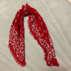 Madewell hair scarf/ bandana never worn red